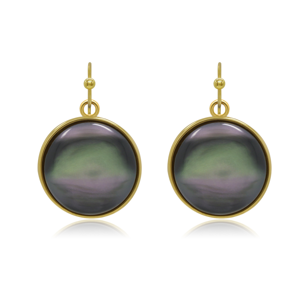 Natural Cat's Eye Rainbow Earrings